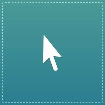 Mouse arrow cursor icon - illustration Ilustración de archivo