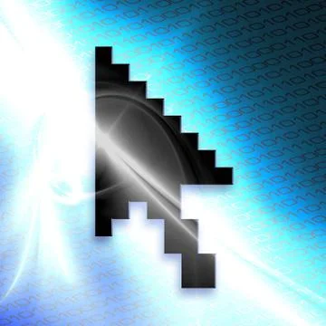 Mouse Arrow Cursor 库存插图