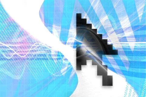 Mouse Arrow Cursor Illustrazione stock
