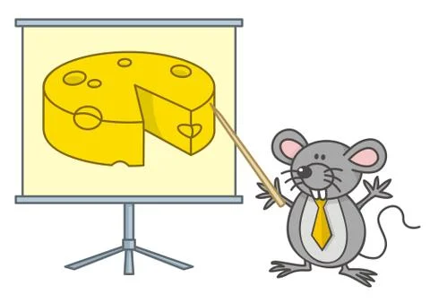 Mouse Businessman Stock Illustration