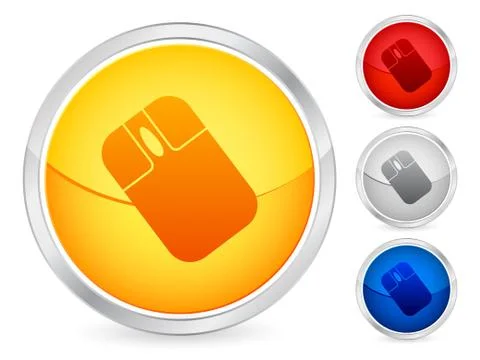 Mouse button Stock Illustration