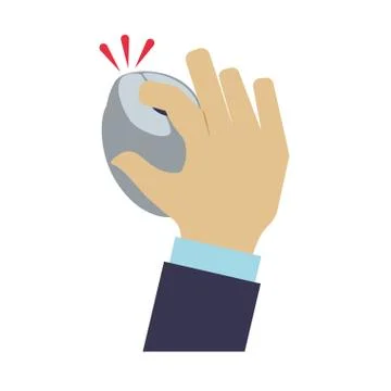 Mouse click isolated Stock Illustration