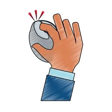 Mouse click isolated Stock Illustration