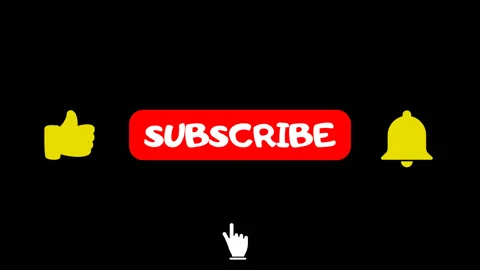 Mouse Clicking a Like, Subscribe Button and Bell Notification. Alpha channel. Stock Footage 161984065