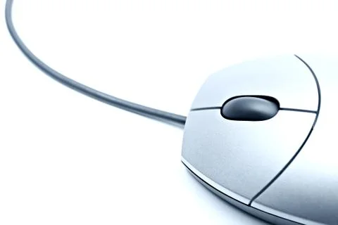 Mouse closeup isolated Foto stock