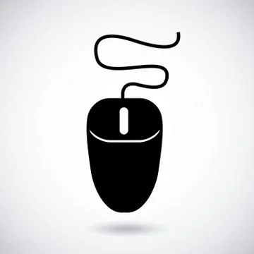 Mouse computer design, vector illustration eps10 graphic Illustrazione stock