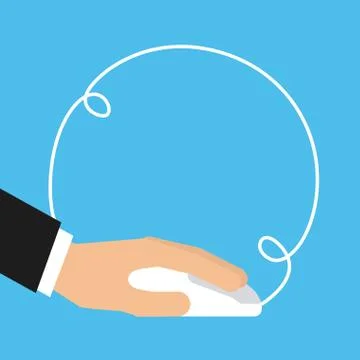 Mouse computer design, vector illustration eps10 graphic イラスト素材