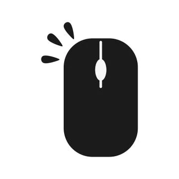 Mouse computer device Stock Illustration