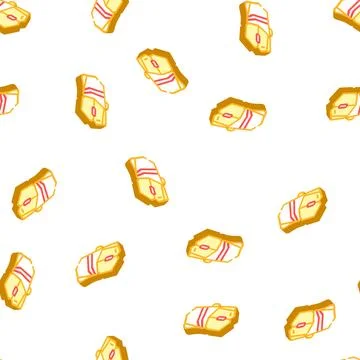 Mouse computer device isometric icon seamless pattern Illustrazione stock