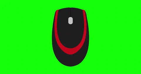 Mouse computer icon vector click illustration. Technology web hand button design Stock Footage 141721848