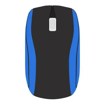  Mouse computer icon vector optical PC technology. Scroll white click isol... Stock Photos