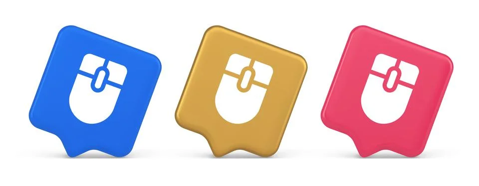 Mouse computer scrolling device cursor button click control cyberspace inte.. Stock Illustration