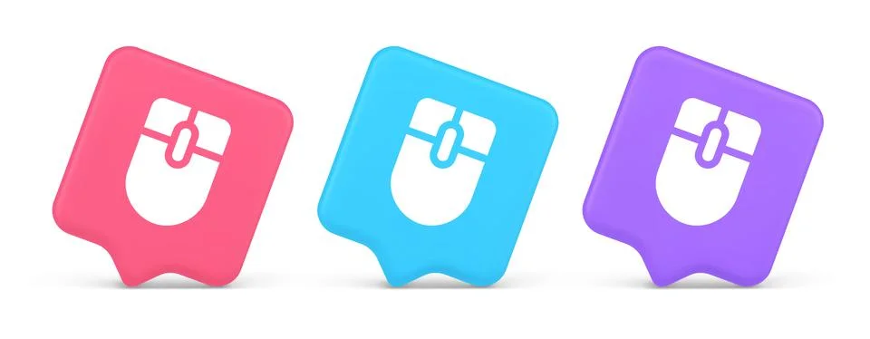 Mouse computer scrolling device cursor button click control cyberspace inte.. Stockillustratie