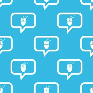 Mouse controller message pattern Illustrazione stock