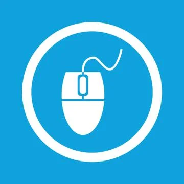 Mouse controller sign icon Illustrazione stock