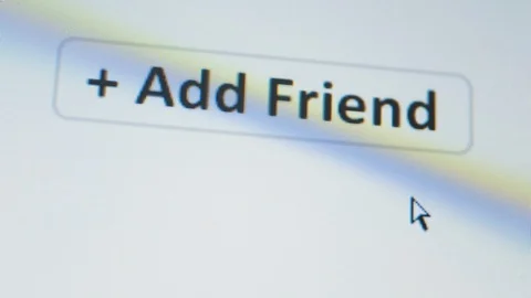 Mouse cursor and 'Add Friend' button Видео 120137578