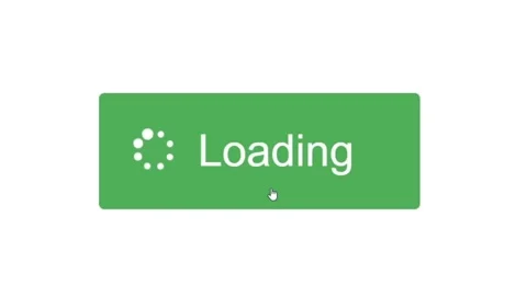 Mouse Cursor Clicked Button Creating Loading Circle on Device Screen Stock Footage 152993936