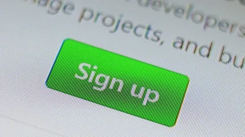 Mouse Cursor Clicking a Button Stock Footage 103634106
