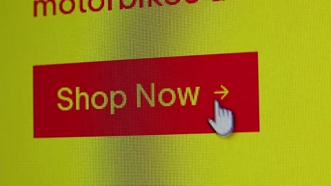 Mouse Cursor Clicking a Button Stock Footage 159571211