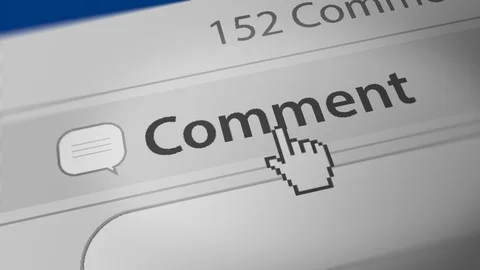 Mouse Cursor Clicking Compose Comment Button Stock-Footage 118213198