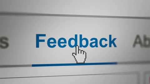 Mouse Cursor Clicking Feedback Button. Stock Footage 122907494