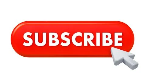 Mouse cursor clicking subscribe button for online content Stock Illustration