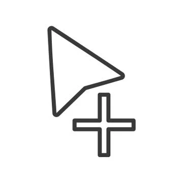 Mouse Cursor Copy Symbol Vector Stockillustratie