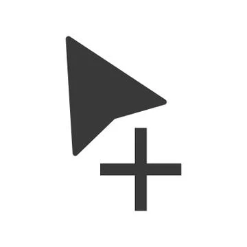 Mouse Cursor Copy Symbol Vector Stock Illustration