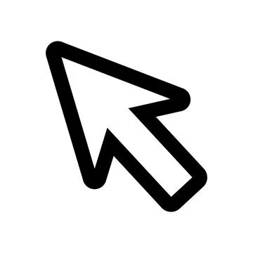 Mouse cursor icon. Computer mouse pointer. Vector. Stock Illustration