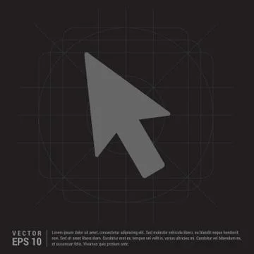 Mouse cursor icon Ilustración de archivo