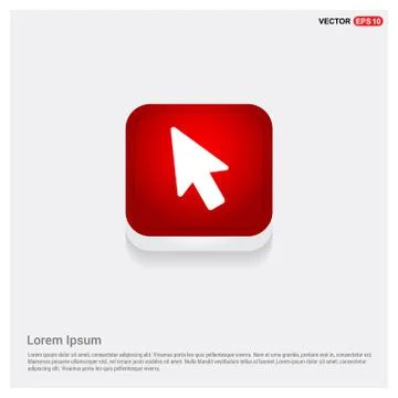 Mouse cursor icon Illustrazione stock