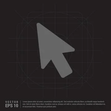Mouse cursor icon Ilustración de archivo