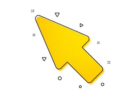 Mouse Cursor icon. Pointer sign. Vector Stock Illustration