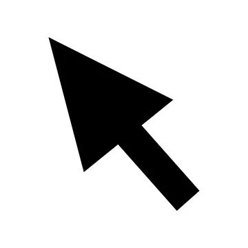 Mouse cursor icon vector template illustration design Stock Illustration