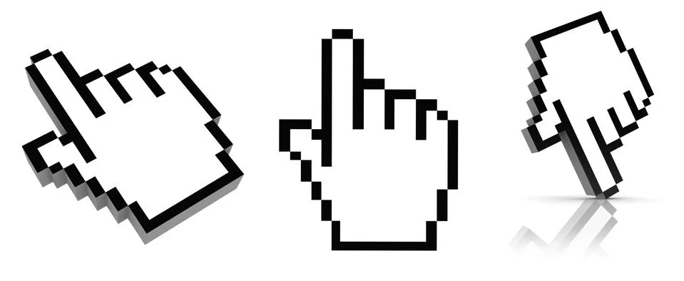 Mouse cursor Stock Illustration