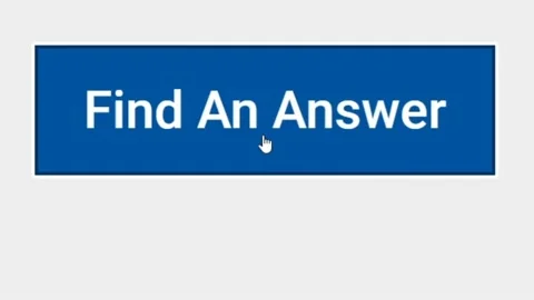 Mouse Cursor Slides Over And Clicks Find An Answer Information on Web Page 스톡 동영상 147059187