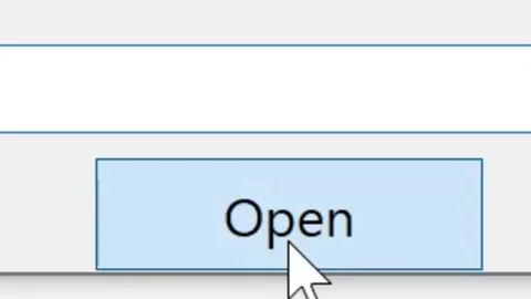 Mouse Cursor Slides Over And Clicks Open on Web Page Software Program. Stock Footage 148434471