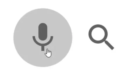 Mouse Cursor Slides Over And Clicks Search By Voice Microphone Image 스톡 동영상 151543999