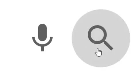 Mouse Cursor Slides Over And Clicks Search Magnify Lens Image 스톡 동영상 151544000