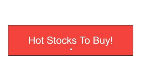 Mouse Cursor Slides Over And Clicks Hot Stocks To Buy on Web Page. Stock Footage 152169017