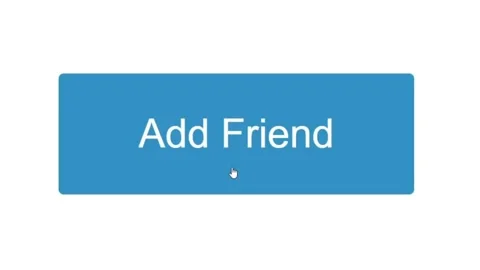 Mouse Cursor Slides Over And Clicks Add Friend on Social Media Web Page. Stock Footage 152985818
