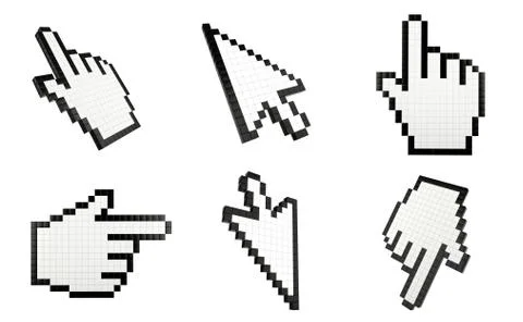 Mouse cursors Stock Illustration