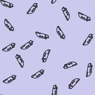 Mouse extra buttons gaming pc line vector seamless pattern Stockillustratie