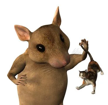 Mouse Fantasy - Close-Cropped Stock Illustration