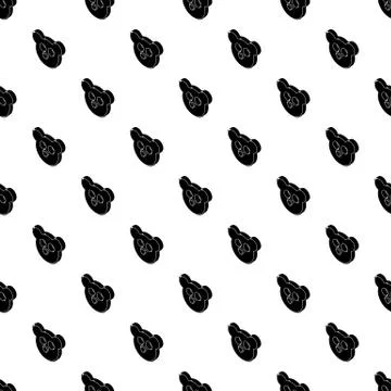 Mouse form button clothes pattern seamless Stockillustratie