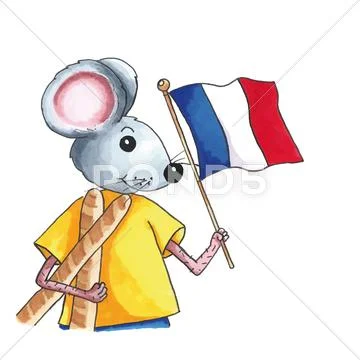 Mouse - France Stock Illustration