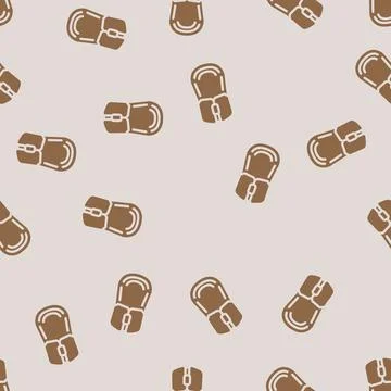 Mouse gaming pc glyph vector seamless pattern Illustrazione stock