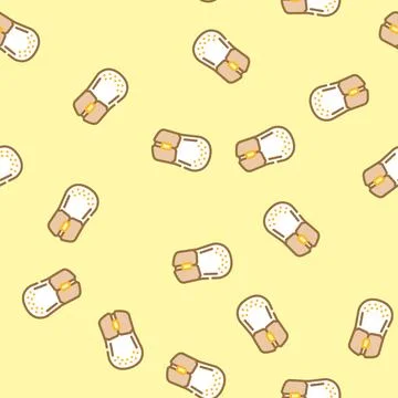 Mouse gaming pc vector seamless pattern Stock Illustration