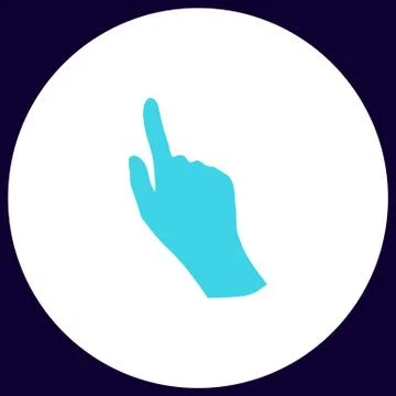 Mouse hand computer symbol Stock Illustration