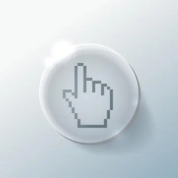 Mouse hand cursor Illustrazione stock